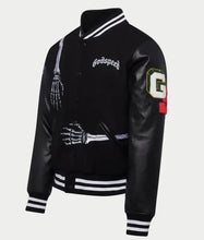 Load image into Gallery viewer, Rod Godspeed Black Varsity Jacket
