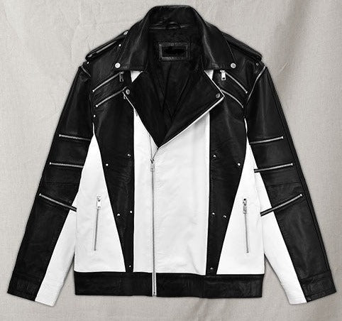 Micheal Jackson Two Tone Leather Jacket