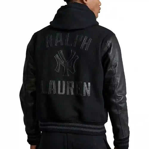 Ralph Lauren Ny Yankees Black Varsity Jacket