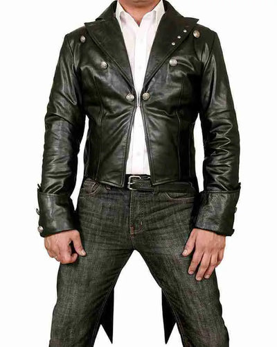 Bray Wyatt The Fiend Black Biker Jacket