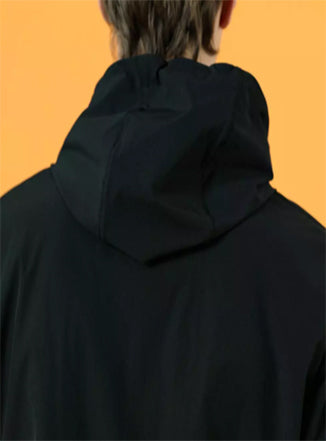 Black Hooded Jacket For Men