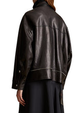 Load image into Gallery viewer, Womens Herman Black Leather Jacket
