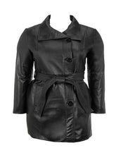 Load image into Gallery viewer, Women Conceuxt Plus Size Black Leather Coats
