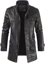 Load image into Gallery viewer, Men&#39;s Casual Winter Thick Leather Coat
