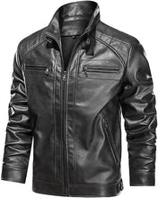 Load image into Gallery viewer, Men’s Stylish Zipper Racer Jacket

