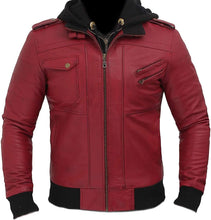 Load image into Gallery viewer, Men&#39;s Stylish Decrum Hooded jacket

