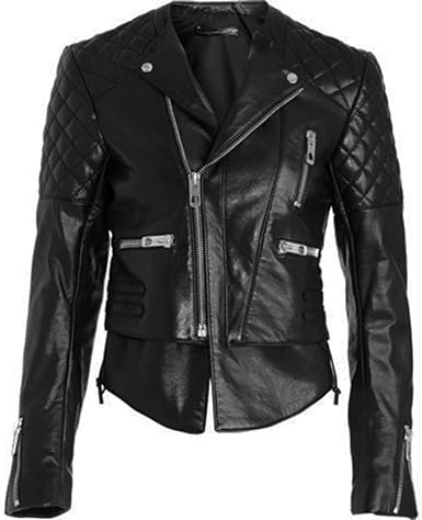 Miranda Kerr Black Biker Leather Jacket