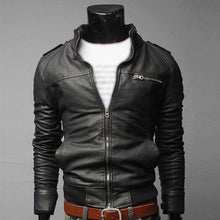 Load image into Gallery viewer, Men&#39;s Slim Motorcycle Windproof Vintage Jacket
