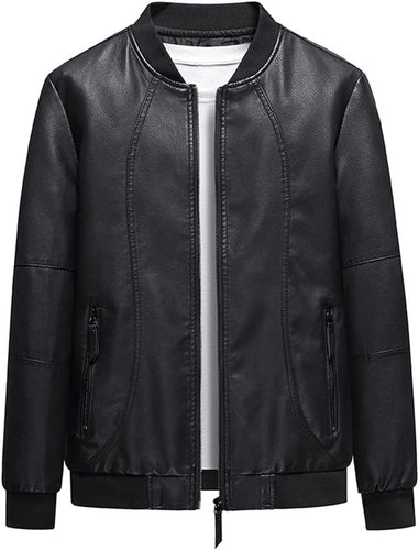 Men's Autumn Spring Soft Leather Jackets