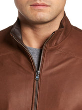 Load image into Gallery viewer, Mens Decent Brown Leather Jacket
