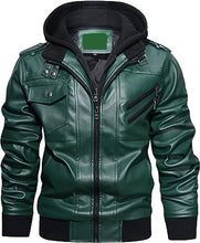 Load image into Gallery viewer, Men&#39;s Stylish Stand Collar Hooded Jacket
