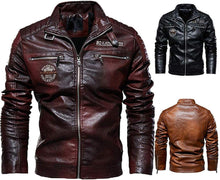 Load image into Gallery viewer, Men&#39;s Stylish Winter Windbreaker BIker Jacket
