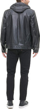 Load image into Gallery viewer, Men&#39;s Trucker Hoody with Sherpa Lining Leather jacket
