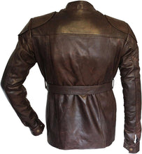 Load image into Gallery viewer, Men&#39;s Chicago-Fashion Cusrious Belted  Brown Coat
