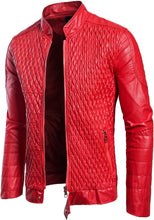 Load image into Gallery viewer, Men&#39;s Slim Fit Casual  Leather Jacket
