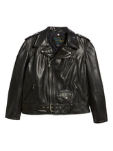 Load image into Gallery viewer, Mens Glamorous Dark Black Biker Leather Jacket
