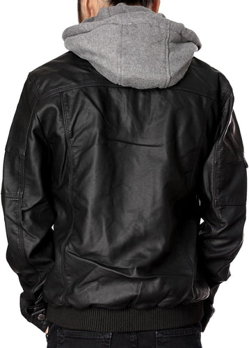Men's Premium Designer Black Leather Jacket