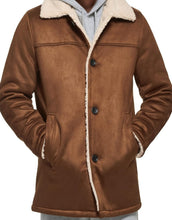 Load image into Gallery viewer, Men&#39;s Faux Long Shearling Jacket
