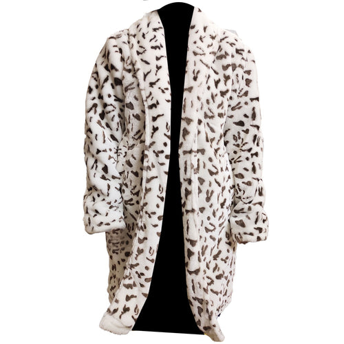 Yellowstone Leather Leopard Coat
