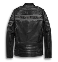 Load image into Gallery viewer, Harley-Davidson H-D Triple Vent System Wick Twister Leather Jacket
