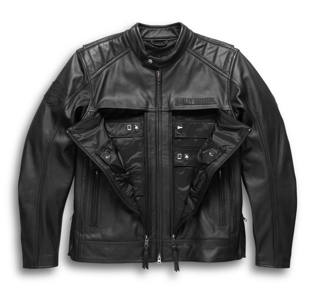 Harley-Davidson Men's Synthesis Pocket System Biker Jacket