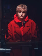 Load image into Gallery viewer, Darby Hart Murder at the End of the World S01 Red Coat
