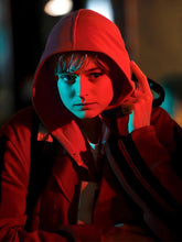 Load image into Gallery viewer, Darby Hart Murder at the End of the World S01 Red Coat
