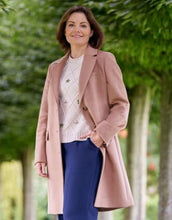 Load image into Gallery viewer, A Scottish Love Scheme Erica Durance Pink Trench Coat
