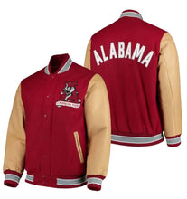 Load image into Gallery viewer, Alabama Crimson Tide Red Varsity Jacket
