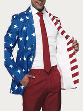 Load image into Gallery viewer, New Men’s American Flag Suit
