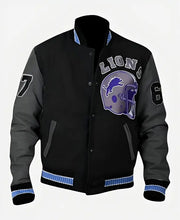 Load image into Gallery viewer, Axel Beverly Hills Cop Foley Detroit Lions Letterman Jacket

