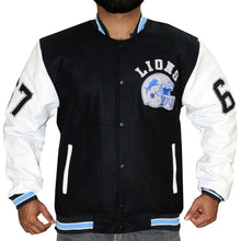 Load image into Gallery viewer, Axel Beverly Hills Cop Foley Detroit Lions Letterman Jacket
