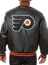 Load image into Gallery viewer, Men Philadelphia Flyers Varsity Bomber Jacket
