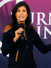 Load image into Gallery viewer, Nikki Haley For President 2024 Black Jacket
