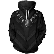 Load image into Gallery viewer, Black Panther Wakanda Forever Hoodie
