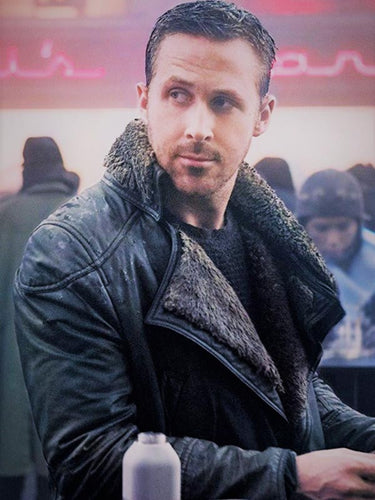 Blade Runner 2049 Ryan Gosling Shearling Trench Coat