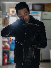 Load image into Gallery viewer, Choi Young-joon Bloodhounds 2023 Black Moto Jacket
