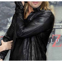 Load image into Gallery viewer, Brad Pitt World War Z Black Jacket
