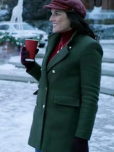 Load image into Gallery viewer, Brittany Clough Movie Just Like A Christmas 2023 Alex Green Coat
