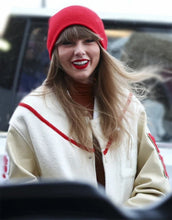 Load image into Gallery viewer, Chiefs Bills Taylor Swift Varsity Jacket
