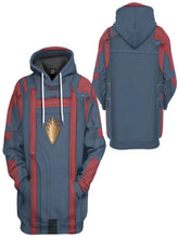 Load image into Gallery viewer, Guardians of The Galaxy Chris Pratt Blue Hoodie Jacket
