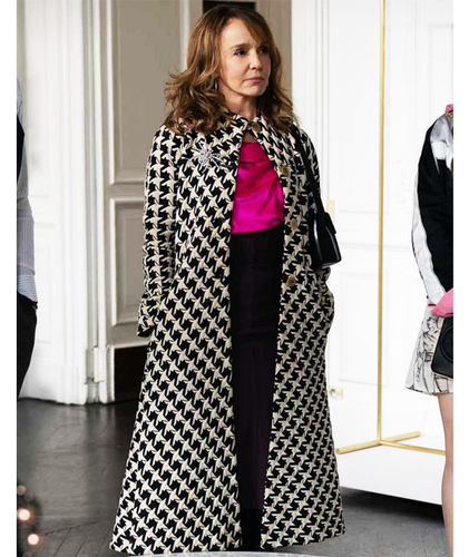 Emily In Paris Sylvie Grateau Checkered Coat