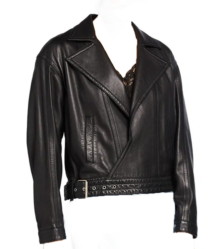 Emily in Paris Camille Black Leather Jacket