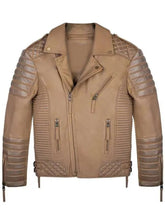Load image into Gallery viewer, John Wick 2023 Romain Bonnet Tan Brown Leather Jacket
