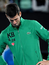 Load image into Gallery viewer, Green Fleece Novak Djokovic Kobe Bryant Jacket
