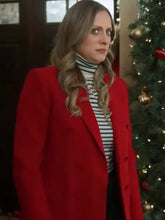 Load image into Gallery viewer, Marlie Collins Just Like A Christmas Movie 2023 Emily Red Coat
