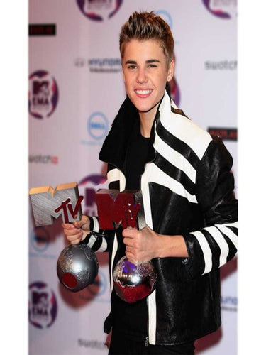 Justin Bieber MTV European Music Awards Leather Jacket