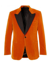 Load image into Gallery viewer, Kingsman Taron Egerton Eggsy Orange Jacket
