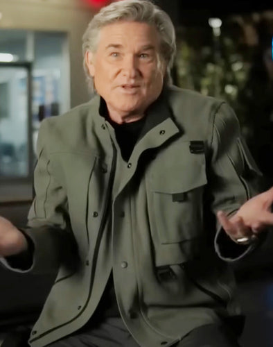 Kurt Russell Monarch Legacy of Monsters Green Jacket