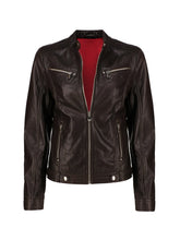 Load image into Gallery viewer, Womens Stylish Biker  Real Leather Jacket
